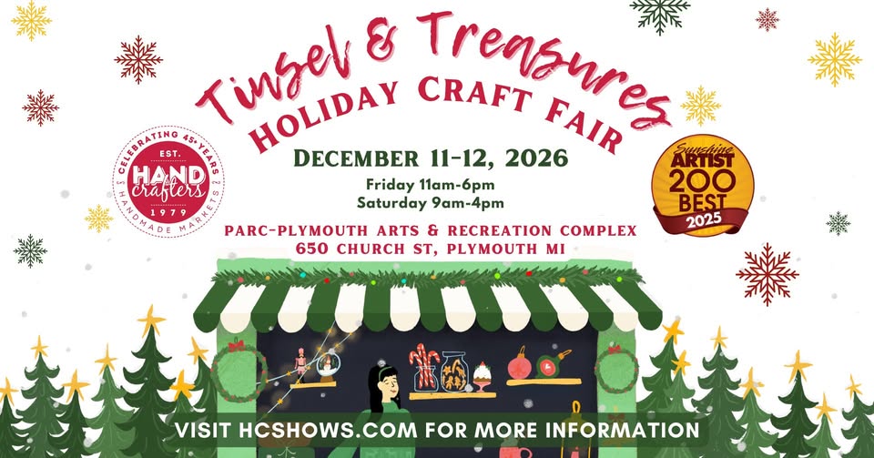 Handcrafters Tinsel & Treasures Holiday Market 2026
