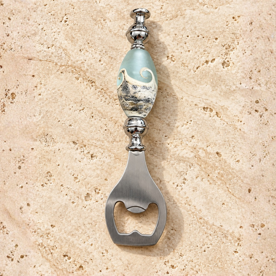 Coastal Glass Bottle Opener